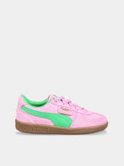 Sneakers Palermo fucsia per bambina con logo,Puma,24SMPU397761 01